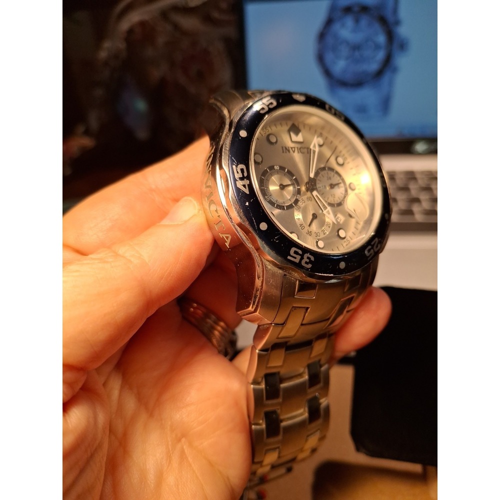 Invicta Mens Stainless Steel Watch. Pro Diver SCUBA Model 80058. SEE DESCRIPTION - Picture 14 of 16